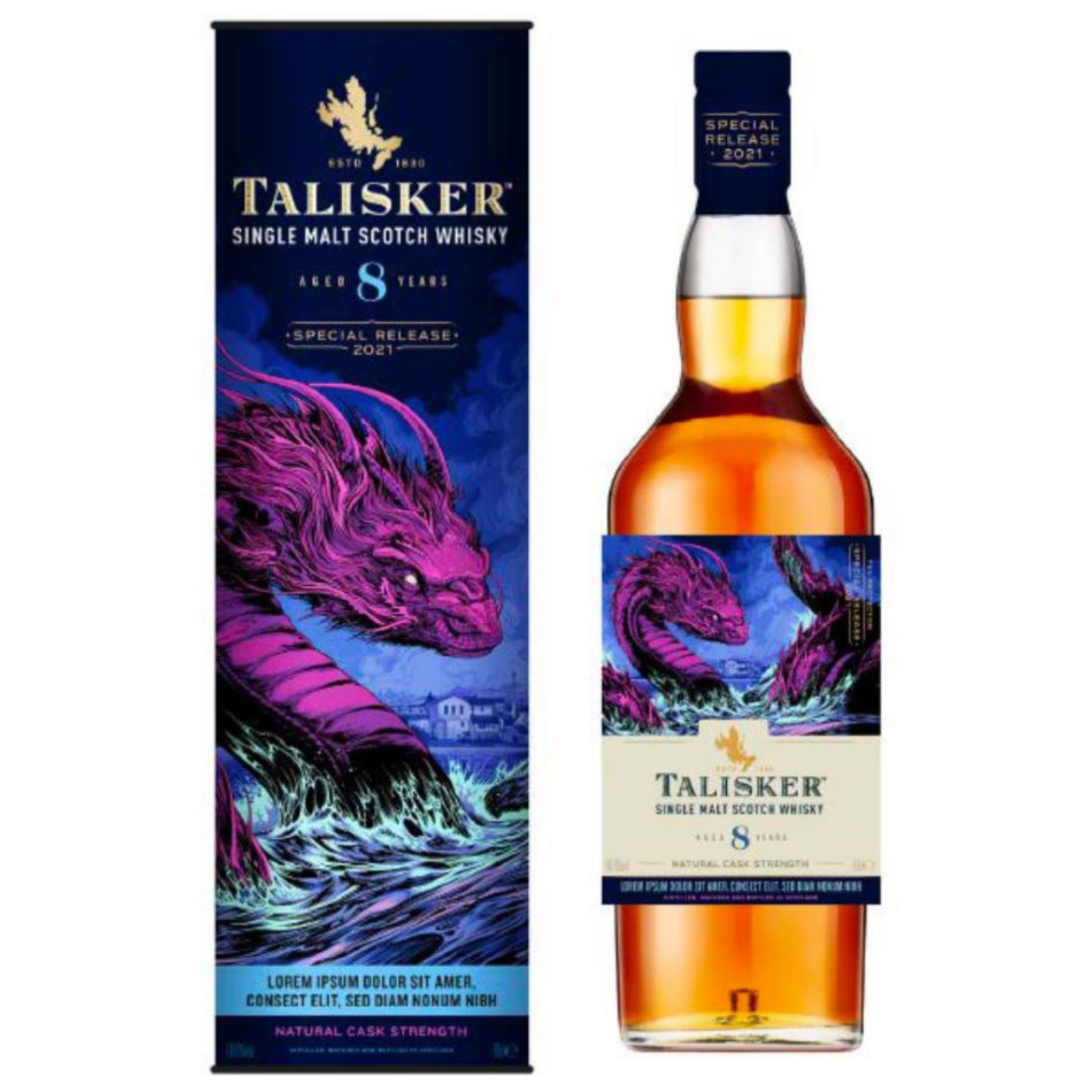 Talisker 'The Rogue Seafury' 8 Year Old Special Release 700mL